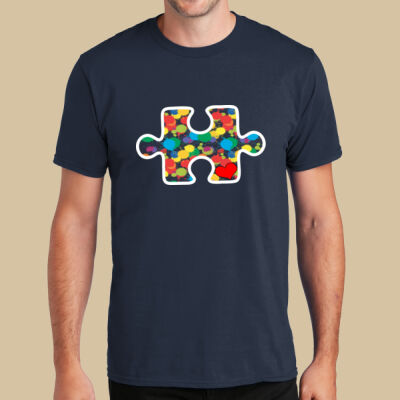 Adult - Puzzle Piece T-Shirt - Autism Awareness Thumbnail