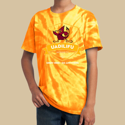 Youth Tie-Dye T-Shirt - House Uadilifu Shield Thumbnail