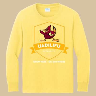 Youth Long Sleeve Shirt - House Uadilifu Shield Thumbnail