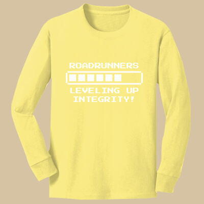 Youth Long Sleeve Shirt - House Uadilifu - Leveling Up Integrity Thumbnail