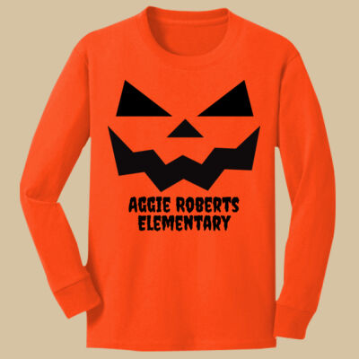 Youth Long Sleeve Shirt - Fall Holidays - Jack O' Lantern Thumbnail