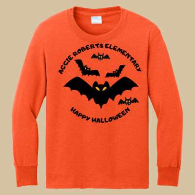 Youth Long Sleeve Shirt - Fall Holidays - Bats Thumbnail