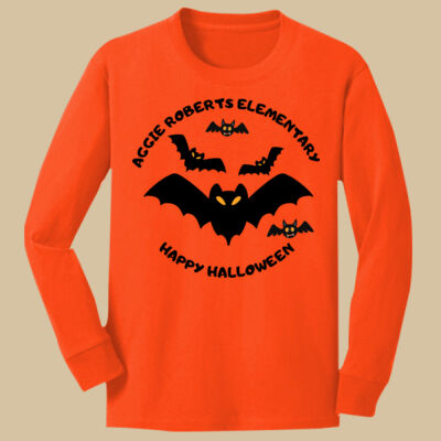 Youth Long Sleeve Shirt - Fall Holidays - Bats Thumbnail