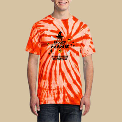 Adult Tie-Dye T-Shirt - Fall Holidays - Spooky Season Thumbnail