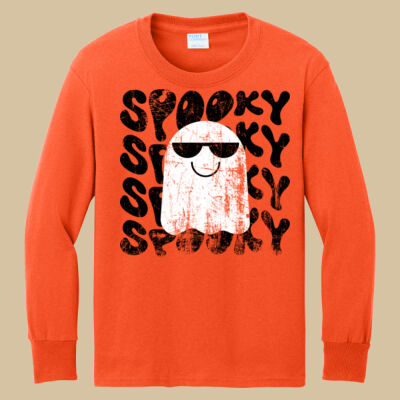 Youth Long Sleeve Shirt - Fall Holidays - Ghost Thumbnail