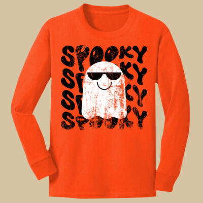 Youth Long Sleeve Shirt - Fall Holidays - Ghost Thumbnail