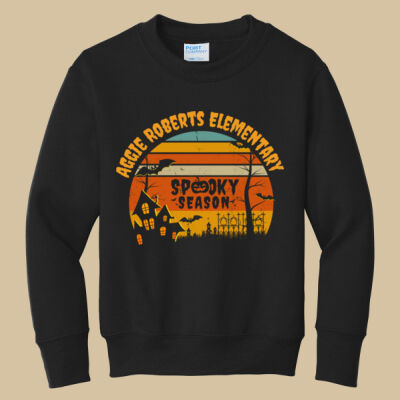 Youth Crewneck - Fall Holidays - Haunted House Thumbnail