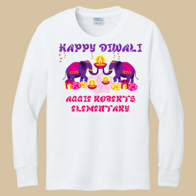 Youth Long Sleeve Shirt - Fall Holidays - Diwali Thumbnail