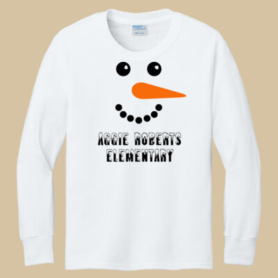 Youth Long Sleeve Shirt - Winter Holidays - Snowman Thumbnail