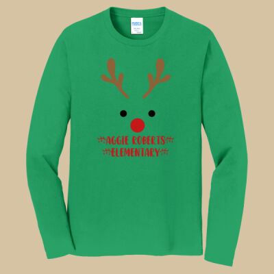 Adult Long Sleeve Shirt - Winter Holidays - Reindeer Thumbnail