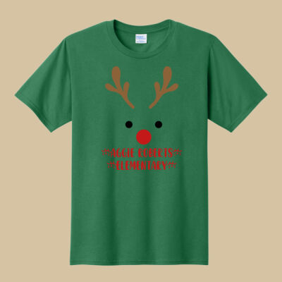 Adult T-Shirt - Winter Holidays - Reindeer Thumbnail