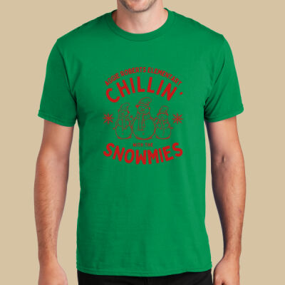 Adult T-Shirt - Winter Holidays - Chillin' - Red Thumbnail