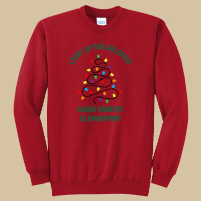 Adult Crewneck - Winter Holidays - Light Up - Green Thumbnail