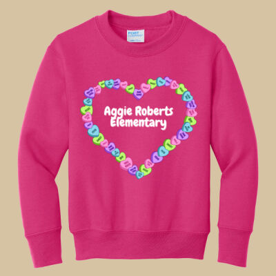 Youth Crewneck - Spring Holidays - Candy Hearts Thumbnail