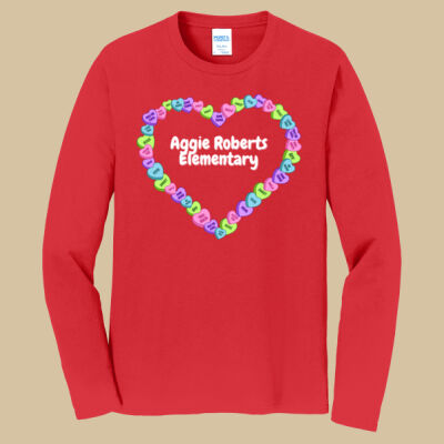 Adult Long Sleeve Shirt - Spring Holidays - Candy Hearts Thumbnail