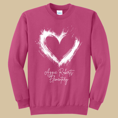 Adult Crewneck - Spring Holidays - Valentine's Heart Thumbnail