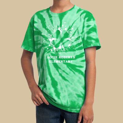 Youth Tie-Dye T-Shirt - Spring Holidays - Shamrock Thumbnail