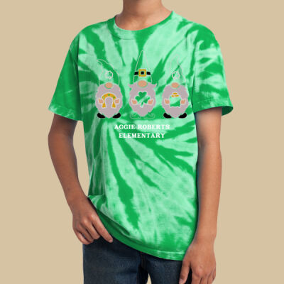 Youth Tie-Dye T-Shirt - Spring Holidays - Leprechauns Thumbnail