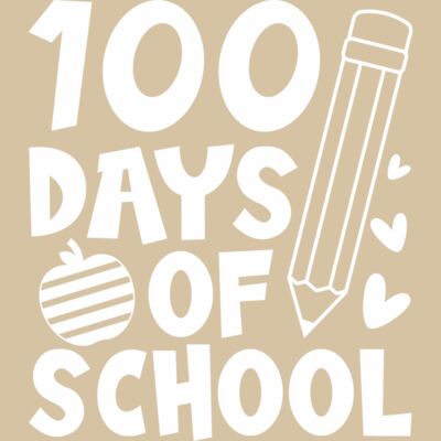 100 Days with pencil - White Thumbnail