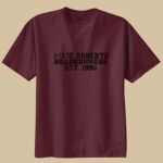 Youth Maroon T-Shirt - Aggie Roberts Thumbnail